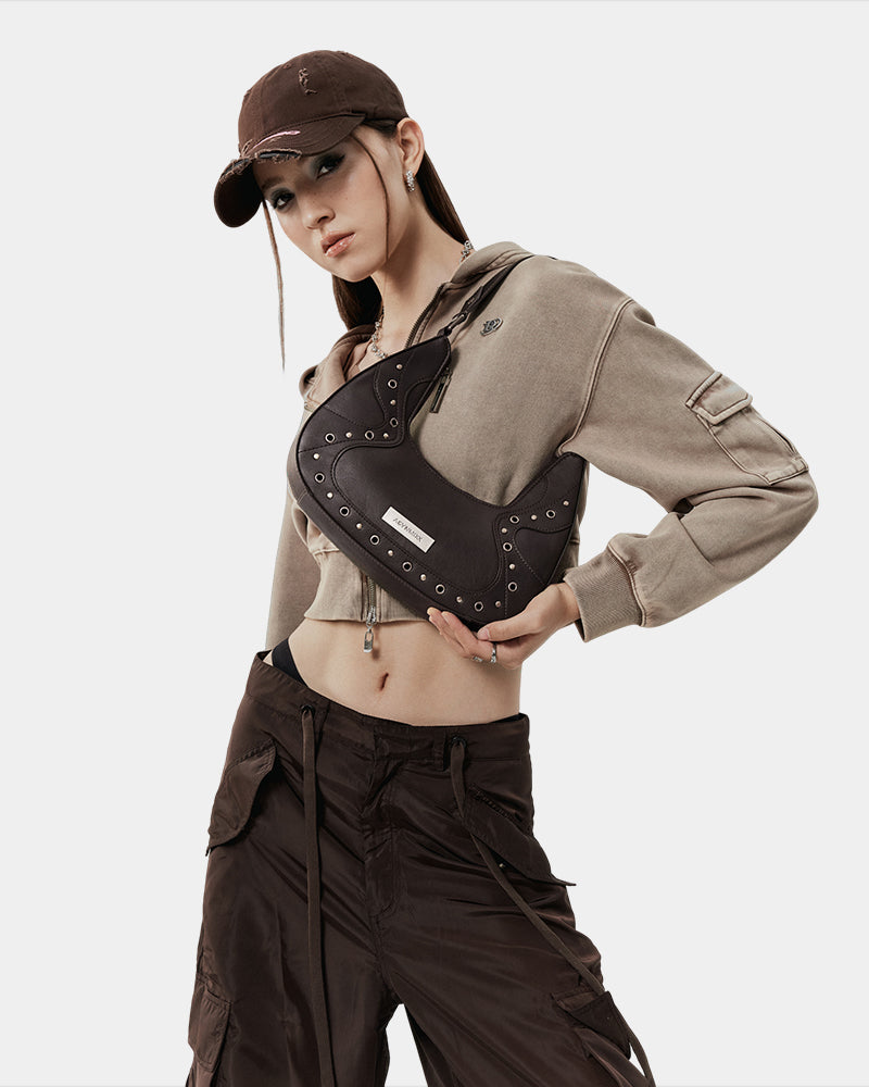 Bingding Fashion Shoulder Bag Brown