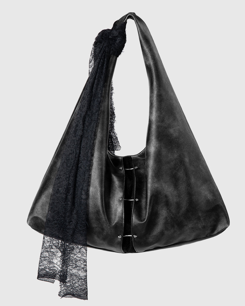 Pure Land Shoulder Bag Black Large