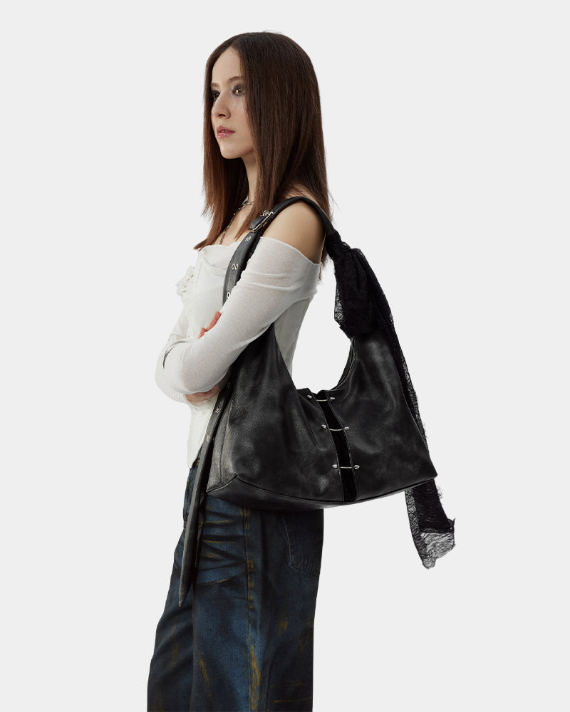 Pure Land Shoulder Bag Black S Size