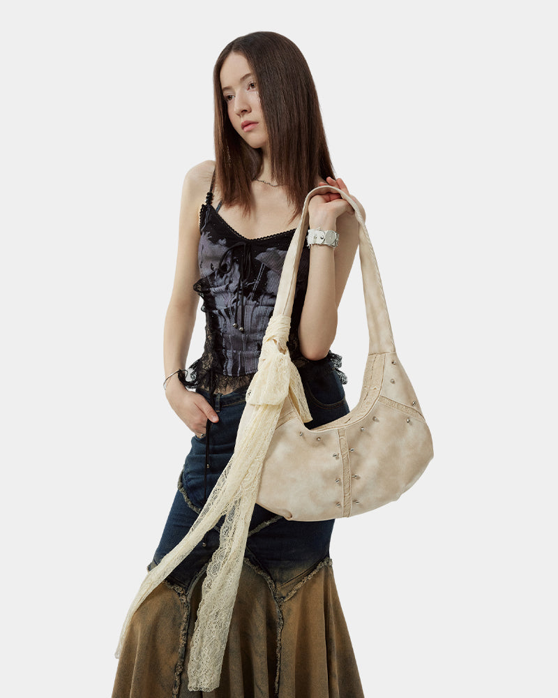 Pure Land Shoulder Bag Apricot S Size