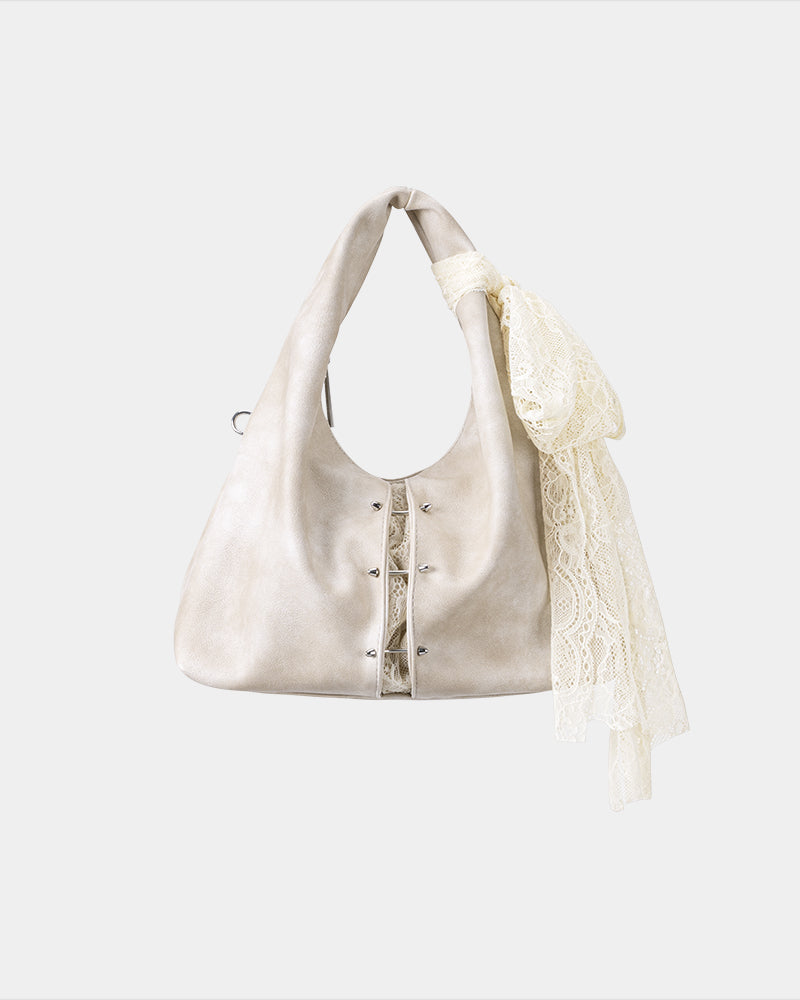 Pure Land Shoulder Bag Hand Carry Apricot