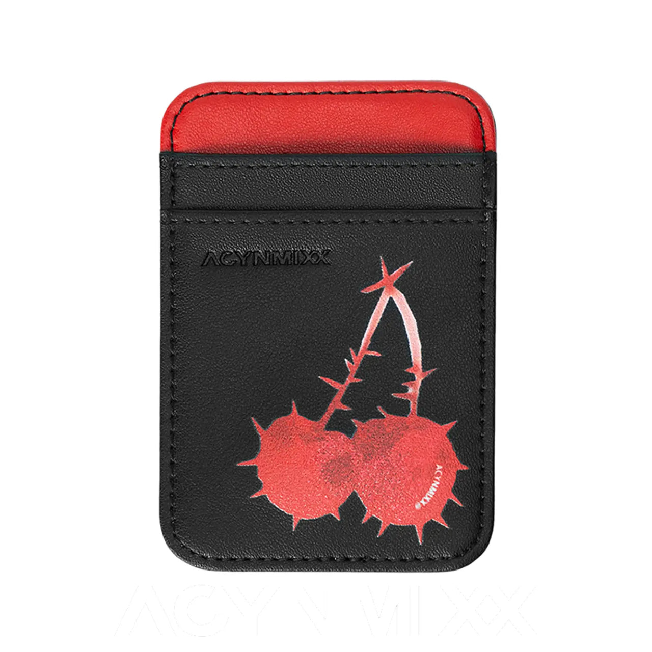 Edgy Cherry Magnetic Card Pocket