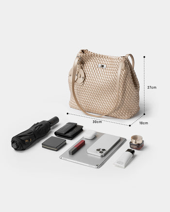 Decode Romance Woven Tote Bag Middle