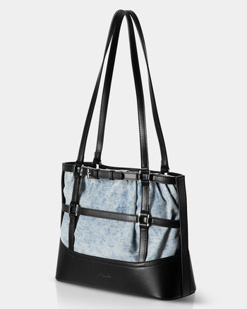 Bustle Tote Bag Blue