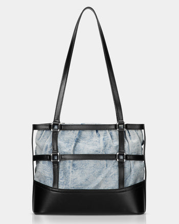 Bustle Tote Bag Blue