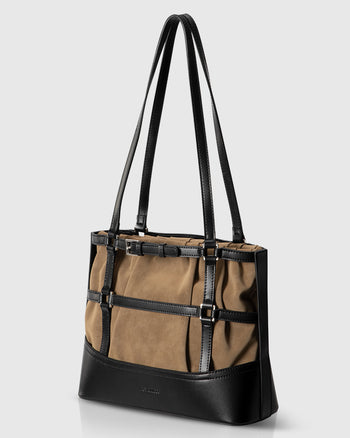 Bustle Tote Bag Brown