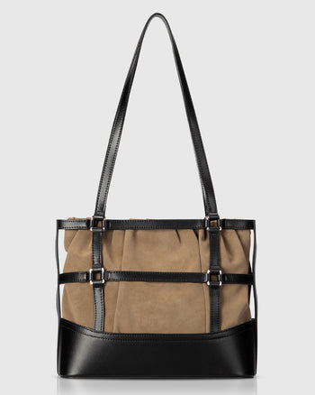 Bustle Tote Bag Brown