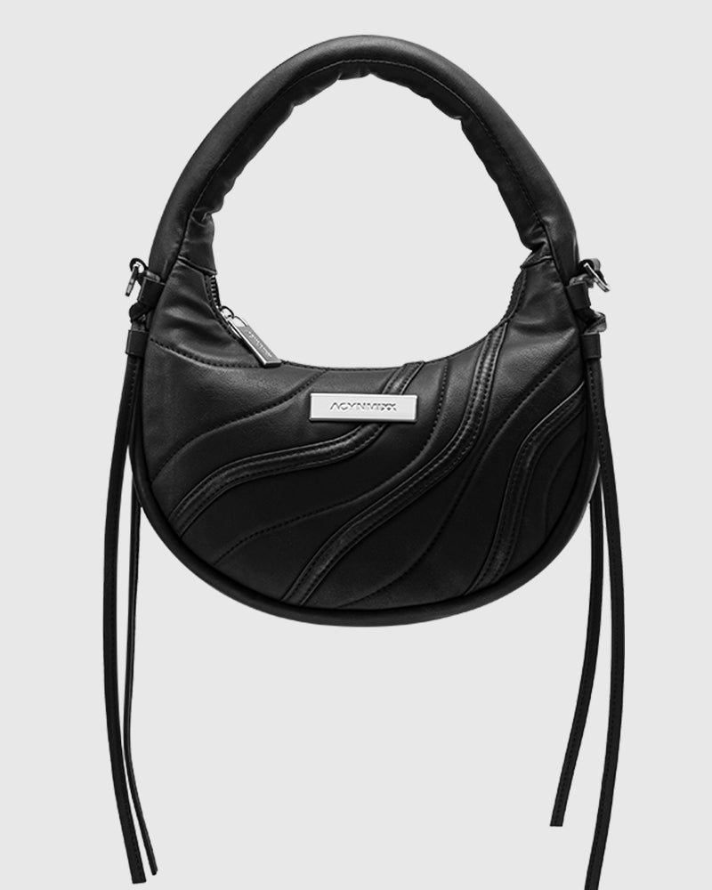 Binding Shoulder Bag Black