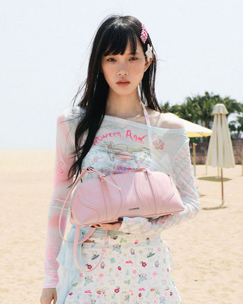 Binding 2.0 Wavy Baguette Shoulder Bag