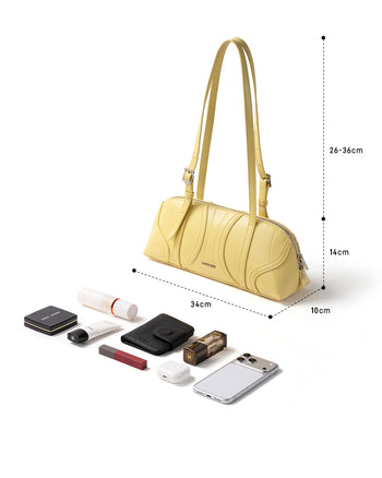 Binding 2.0 Wavy Baguette Shoulder Bag