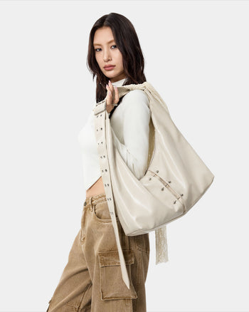 Pure Land Adjustable Shoulder Bag Apricot