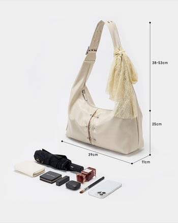 Pure Land Adjustable Shoulder Bag Apricot
