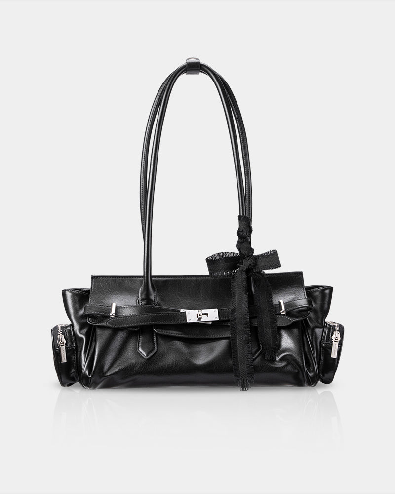 Wandering Poet Biker Bag Black