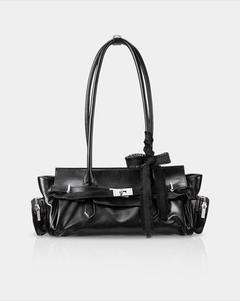 Wandering Poet Biker Bag Black