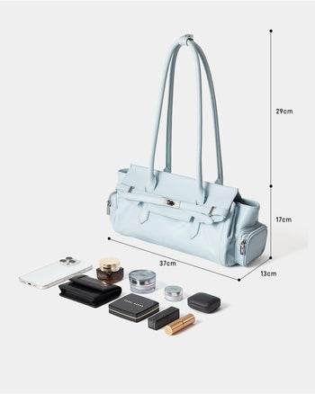 Wandering Poet Biker Bag Blue