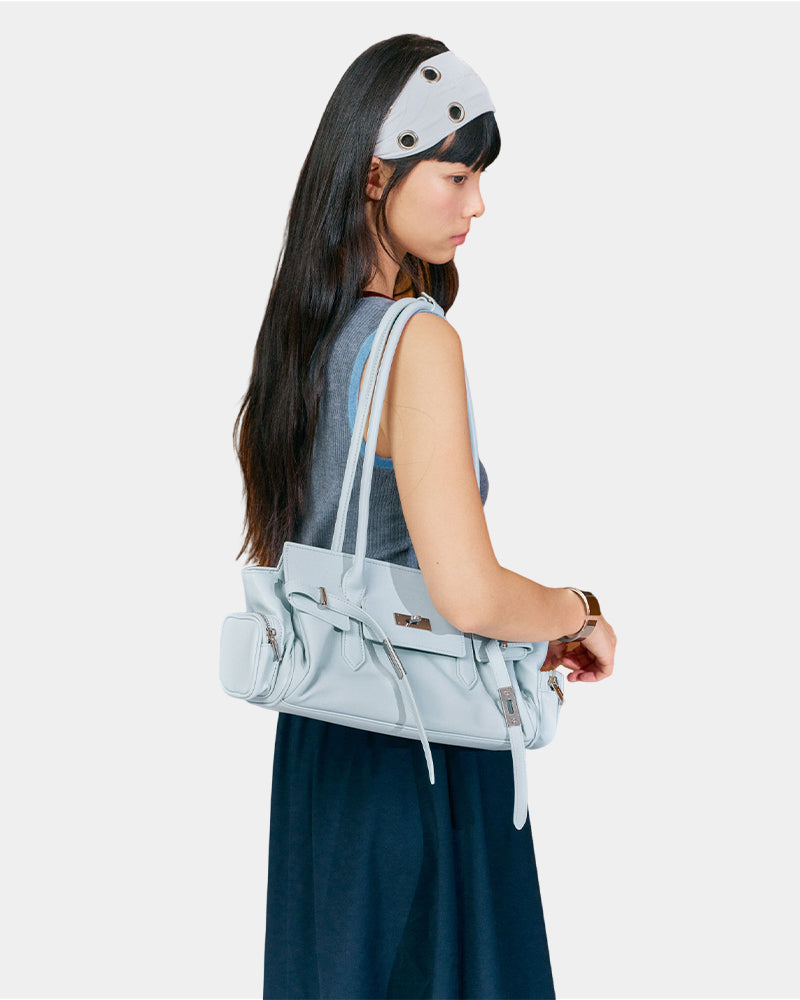 Wandering Poet Biker Bag Blue