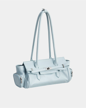Wandering Poet Biker Bag Blue