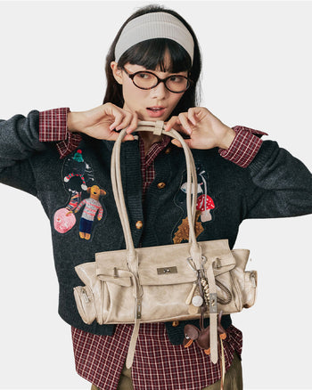 Wandering Poet Biker Bag Khaki