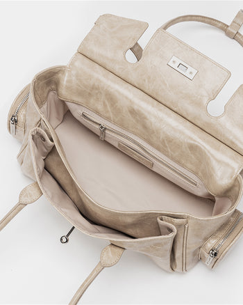 Wandering Poet Biker Bag Khaki