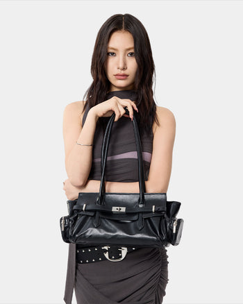 Wandering Poet Biker Bag Black