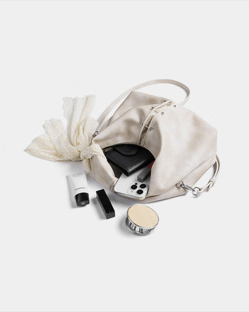 Pure Land Shoulder Bag Hand Carry Apricot