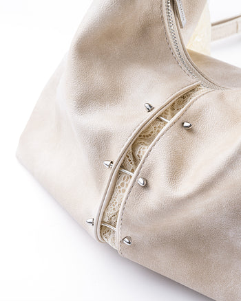 Pure Land Shoulder Bag Hand Carry Apricot