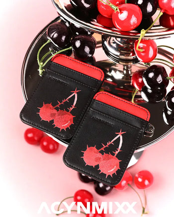 Edgy Cherry Magnetic Card Pocket