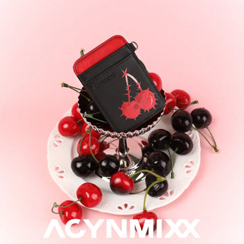 Edgy Cherry Magnetic Card Pocket