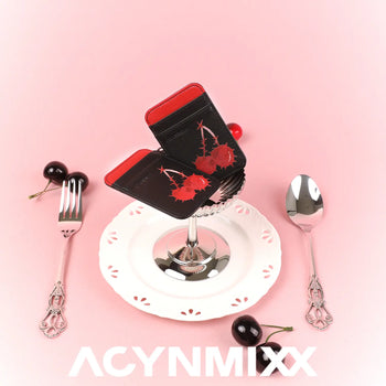 Edgy Cherry Magnetic Card Pocket