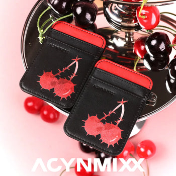 Edgy Cherry Magnetic Card Pocket