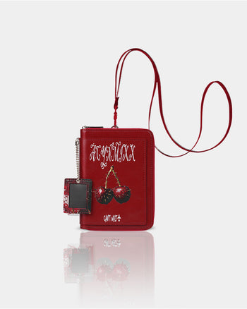 Edgy Cherry Passport Holder